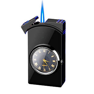 Подарочная зажигалка двухрежимная с часами US-757
