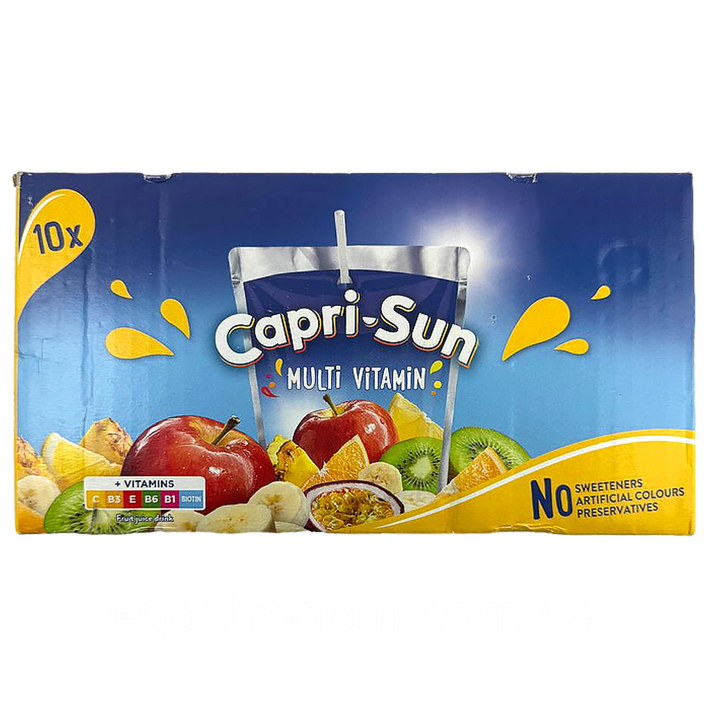 Сік мультивітамін Капрізон Capri-Sun multivitamin 10*200g 4пач/ящ (Код: 00-00003962)
