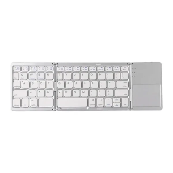 Клавіатура Infinity Keyboard Bluetooth Foldable B033 Mini Portable Silver (ENG)