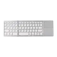 Клавиатура Infinity Keyboard Bluetooth Foldable B033 Mini Portable Silver (ENG)