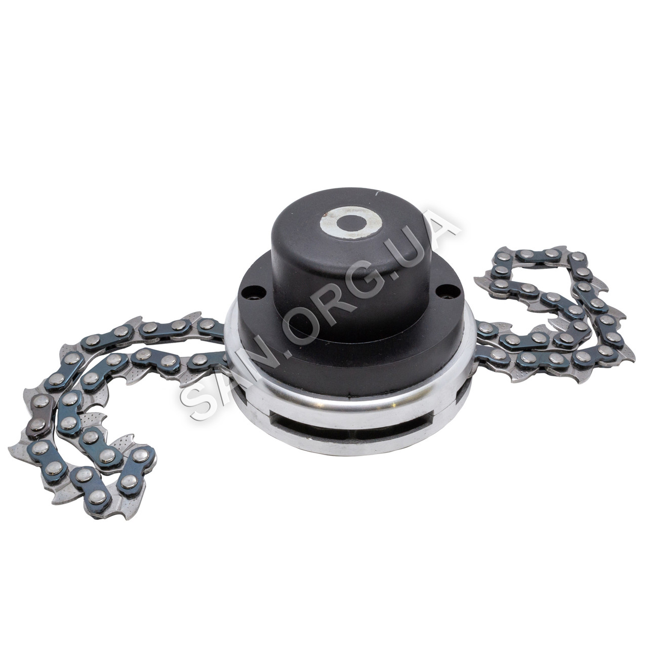 Шпуля для Триммера (Мотокоси) з ланцюгом різьблення М10, фото 1