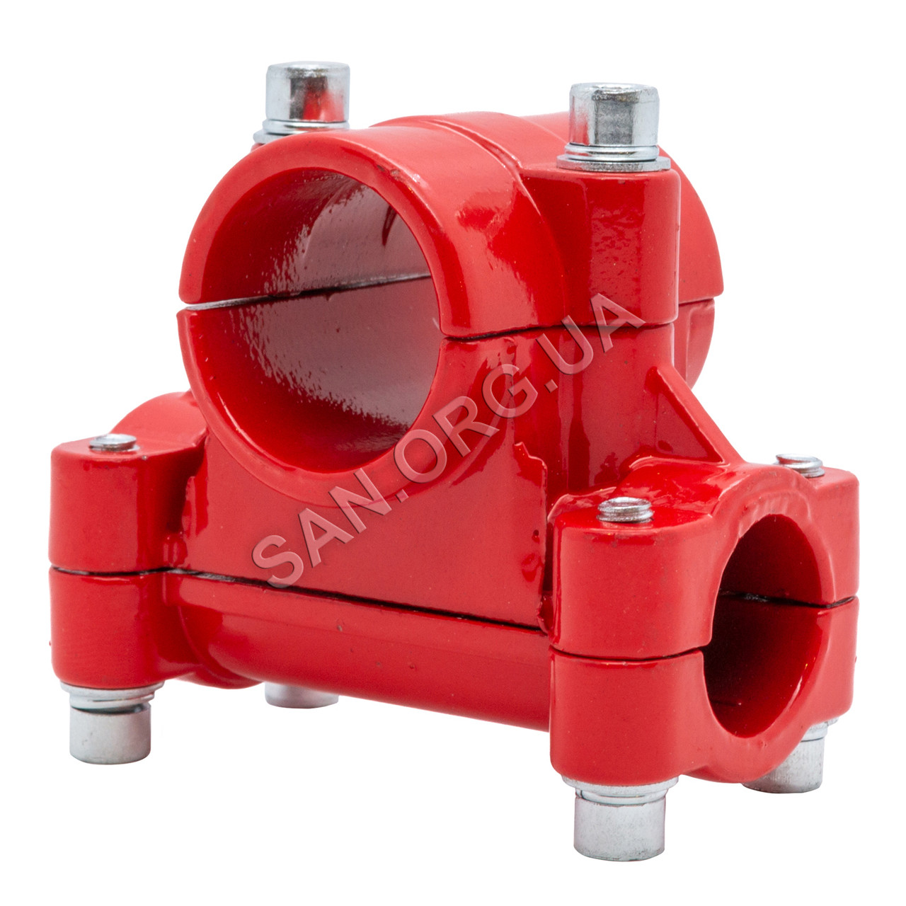 Кріплення ручки для Бензокоси (мотокоси) d 26 мм Червоне, фото 1