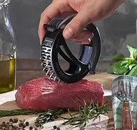 Тендерайзер размягчитель колесо для отбивания мяса Meat Tenderizer Черный