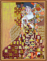 Набор для вышивки бисером на натуральном художественном холсте Абрис Арт Золотая Адель AB-366