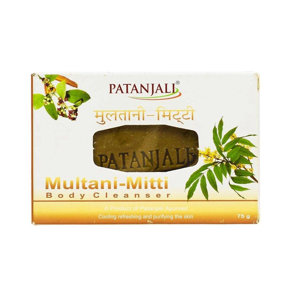 Мило з Мултані Мітті (75 г), Multani-Mitti Body Cleanser,  Patanjali Під замовлення з Індії 45 днів. Безкоштовна доставка.