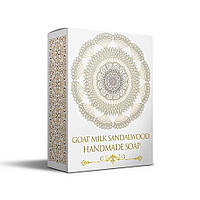 Мыло ручной работы с Козьим молоком и Сандаловым деревом (115 г), Goat Milk Sandalwood Soap, Heilen Biopharm