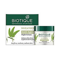 Ночной крем для лица с ростками Пшеницы (50 г), Bio Wheatgerm Night Cream, Biotique Под заказ из Индии 45