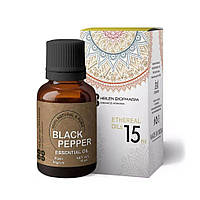 Эфирное масло Черного перца (15 мл), Black Pepper Essential Oil, Heilen Biopharm Под заказ из Индии 45 дней.
