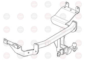 Фаркоп Peugeot 4007 (2007-2013) (Фаркоп Пежо 4007) VasTol