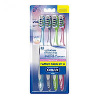 Набор экстрамягких зубных щеток для всей семьи (4 шт), Toothbrush Ultrathin Sensitive Family Extra Soft Set,