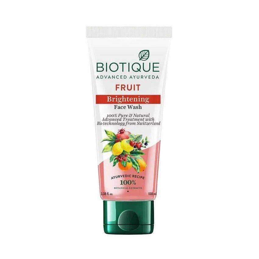Засіб для вмивання із фруктами: освітлення шкіри (100 мл), Fruit Brightening Face Wash,  Biotique Під замовлення з Індії 45 днів.
