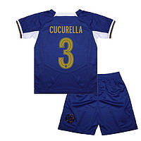 Детская футбольная форма CUCURELLA 3 Челси 2023-2024 Nike Home 145-155 см (set3436_120084)