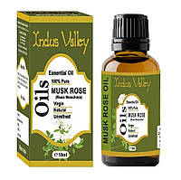 Ефірна олія Троянди мускатної (15 мл), Musk Rose Essential Oil,  Indus Valley Під замовлення з Індії 45 днів. Безкоштовна