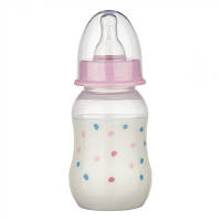 Пляшка для годування Baby-Nova Droplets 130 мл Рожевий (3960072)