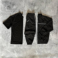 Сет парашутка кант чорний + футболка чорна