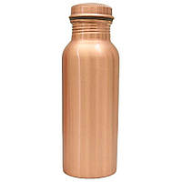 Медная бутылка (500 мл), Copper Bottle in original color, MYINDIA Под заказ из Индии 45 дней. Бесплатная