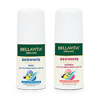 Шариковые дезодоранты: мужской и женский (2 x 50 мл), Deowhite Roll On Deodorant Set,  Bella Vita Под заказ из