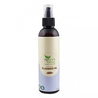 Лляна олія: для догляду за шкірою та волоссям (200 мл), Pure Flaxseed Oil,  Nature's. Tattva Під замовлення з Індії 45 днів.