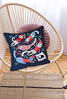 Набор-подушка для вышивки крестиком Абрис Арт Игривые котики AHP-016