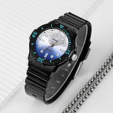 Дитячий спортивний водонепроникний (50м) кварцовий годинник Skmei 2012BKBU Black-Blue, фото 4