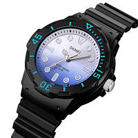 Детские спортивные водонепроницаемые (50м) кварцевые часы Skmei 2012BKBU Black-Blue