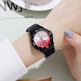 Дитячий спортивний водонепроникний (50м) кварцовий годинник Skmei 2012BKPK Black-Pink, фото 3