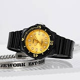 Дитячий спортивний водонепроникний (50м) кварцовий годинник Skmei 2012BKGD Black-Gold, фото 4