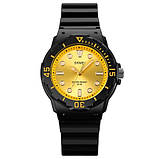 Дитячий спортивний водонепроникний (50м) кварцовий годинник Skmei 2012BKGD Black-Gold, фото 2