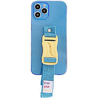 Чехол с цветным ремешком Epik Handfree Apple iPhone 11 Pro 5.8" Синий 1187126