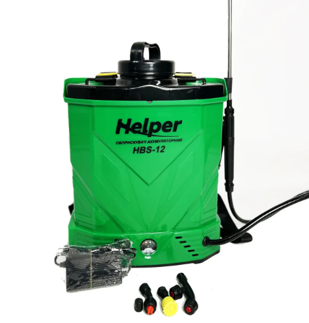 Обприскувач акумуляторний садовий 12 літрів Helper HBS-12