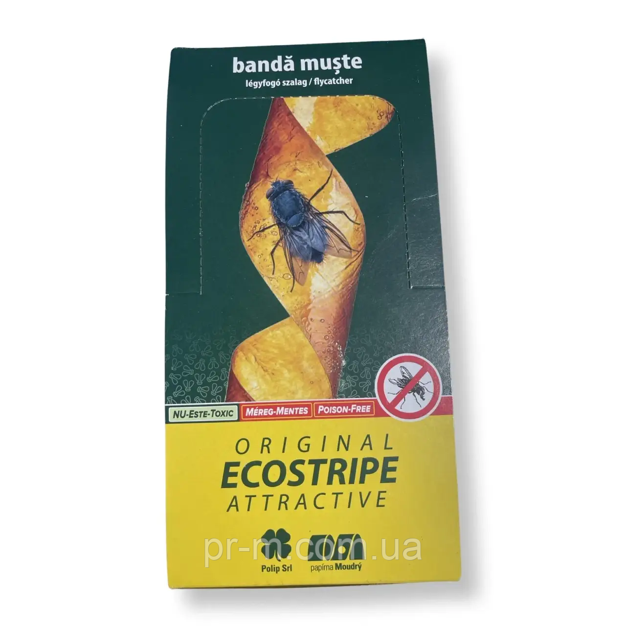 Липучка від мух ECOSTRIPE Румунія (100шт)