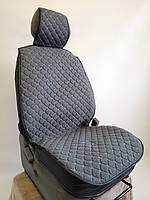 Накидки Car Fashion модель CUBE Front -Куб Фронт комплект на передні сидіння / 26167 сірий сірий/ 22677 сірий-сірий