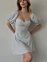 Жіноча сукня ніжна з чашками,виконана з якісної тканини,розміри: S-М;М-L