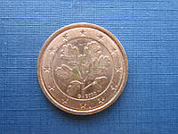 Монета 1 евроцент Германия 2002 G