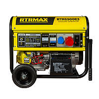 Генератор бензиновый RTRMAX RTR-6500-E3 6,9 кВА 3 фазы электростартер ETSG OM, код: 7801345