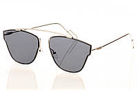 Женские солнцезащитные очки SunGlasses Dior-Techno-black Металлик (o4ki-8358)