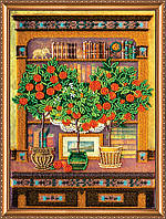 Набор для вышивки бисером на натуральном художественном холсте Абрис Арт Буфет в гостиной AB-373