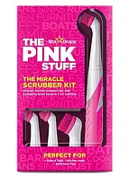 Універсальна щітка для прибирання The Pink Stuff Scrubber Kit  (4 насадки)