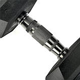 Гантель гексагональна Reebok 20 кг, фото 4