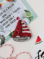Набор для вышивки бисером украшения на натуральном художественном холсте Абрис Арт Легкий парусник AD-213