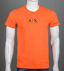 Футболка чоловіча AX Armani Exchange 2327м (Уп.4шт M-XXL), Помаранч