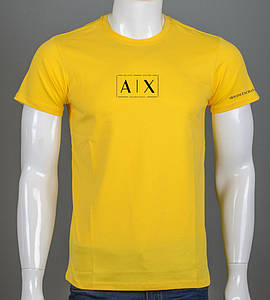 Футболка чоловіча AX Armani Exchange 2327м (Уп.4шт M-XXL), Жовтий