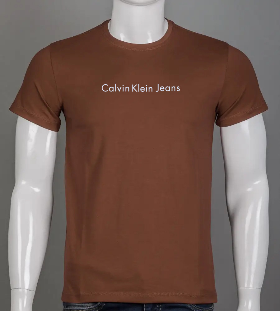 Футболка чоловіча Calvin Klein Jeans 2521м (Уп.4шт M-XXL), Коричневий