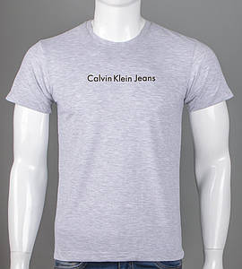 Футболка чоловіча Calvin Klein Jeans 2310м (Уп.4шт M-XXL), Св.Сірий меланж