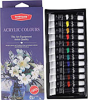 Набор акриловых красок WORISON 12 цветов в тубах по 12 мл BS, код: 7605822