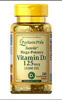 Витамины и минералы Puritan's Pride Vitamin D3 5000 iu (100 caps)