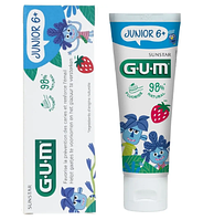 Зубная паста-гель GUM Junior Strawberry, 50 мл