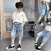 Детские джинсовые шорты на мальчиков 6,7,8,9,10 лет