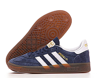 Кроссовки женские Adidas Spezial темно-синие, кеды женские Адидас Спешл, код KD-14706