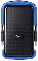 Накопитель внешний HDD 2.5 USB 1.0TB Apacer AC631 Black Blue (AP1TBAC631U-1) BS, код: 7761582